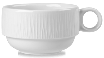 Bamboo soepkom met schotel 28cl