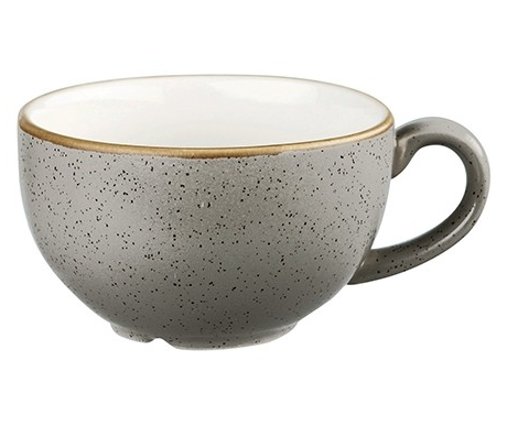 Stonecast kop en schotel betongrijs 22,7cl