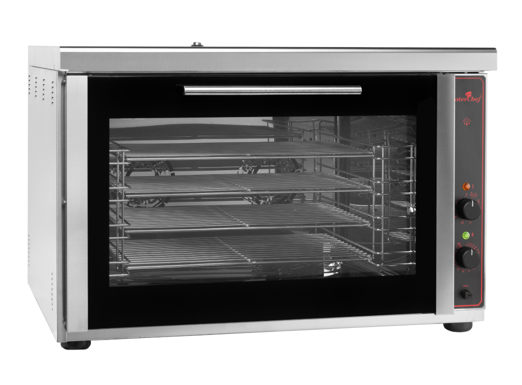 Heteluchtoven 230 volt, 4 roosters