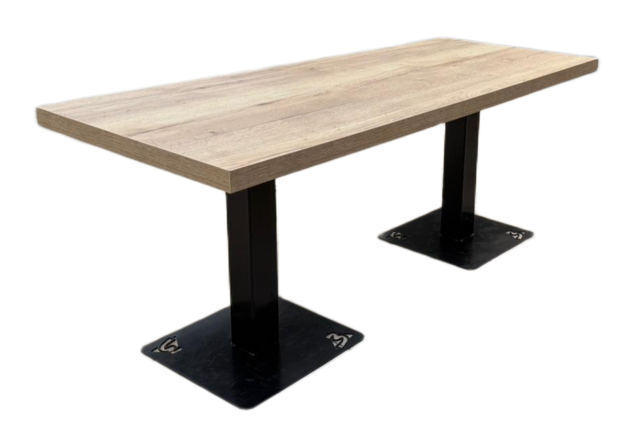 Tafel eiken vintage 183x75cm