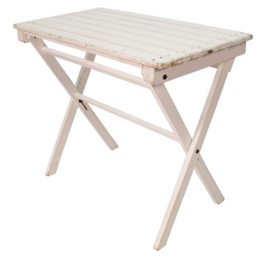 Bistro tafel hout wit