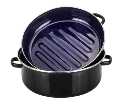 Wildpan met deksel (voor gebruik op gas)