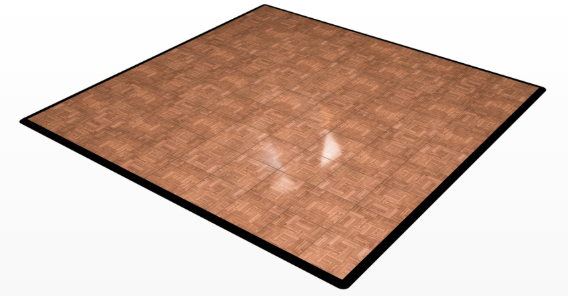 Dansvloer teak (per m²)