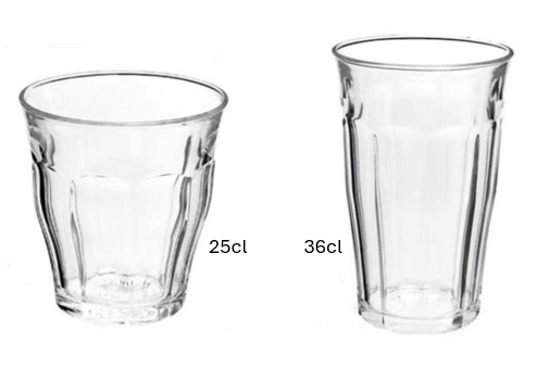 Picardi glas 25cl (krat 25 stuks)