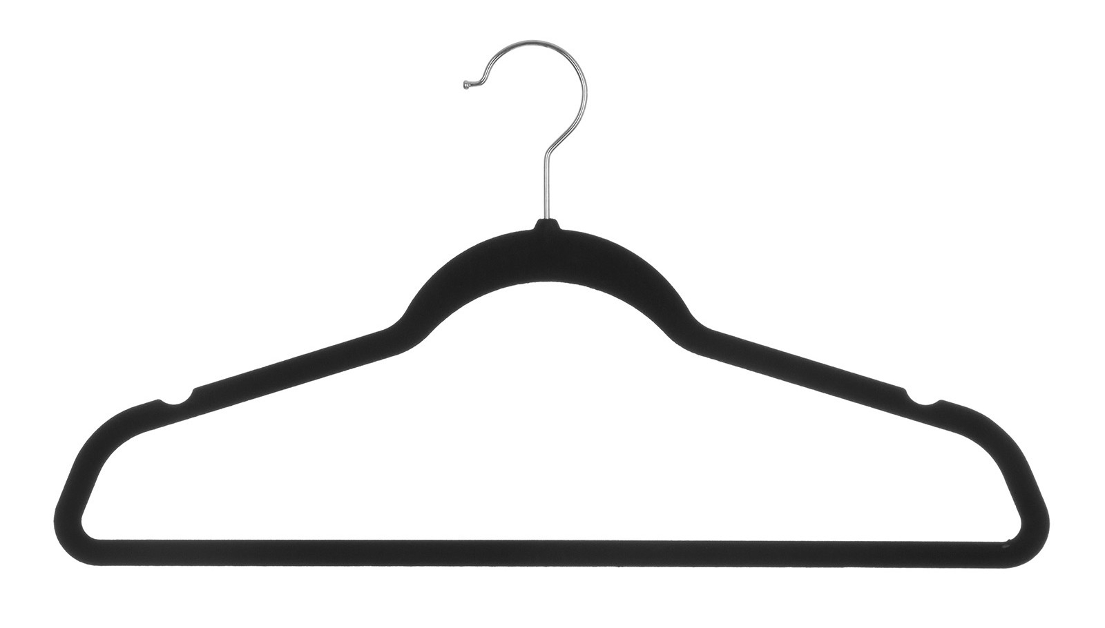 Kleerhanger zwart antislip (per stuk)