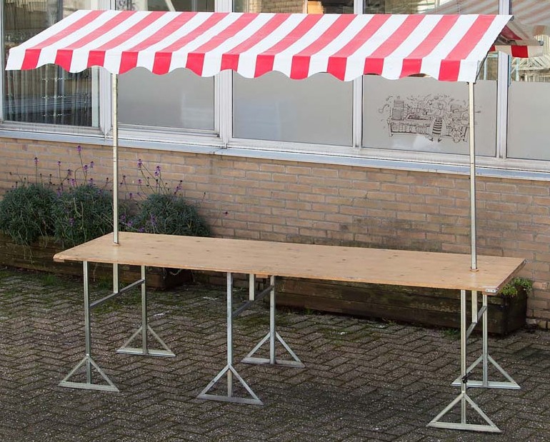 Marktkraam 250x80cm