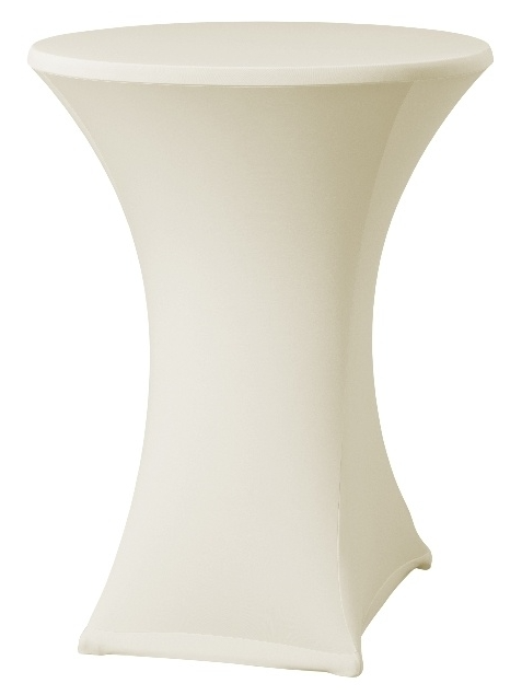 Statafelrok stretch met rits ecru