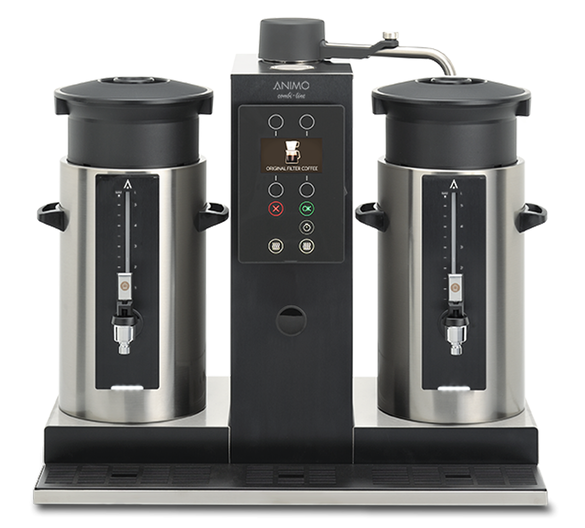 Koffiezetter 2x 5 liter (vaste wateraansluiting)