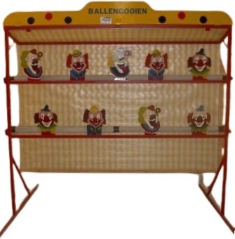Bal gooien Clowns (kraam)