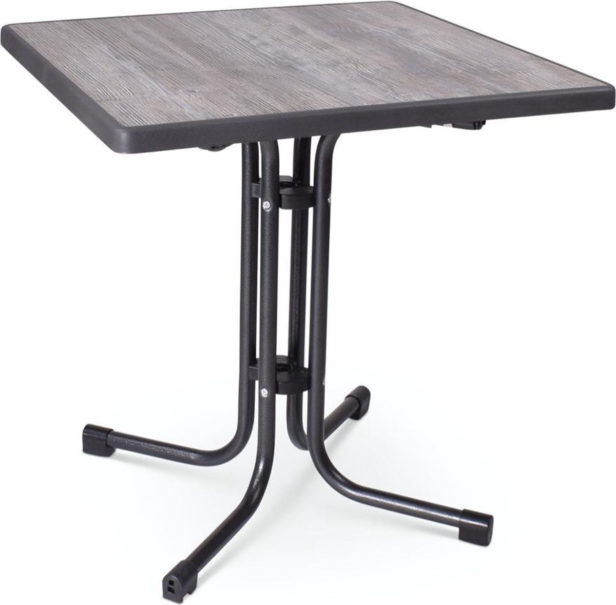 Terrastafel vintage antraciet 70x70cm