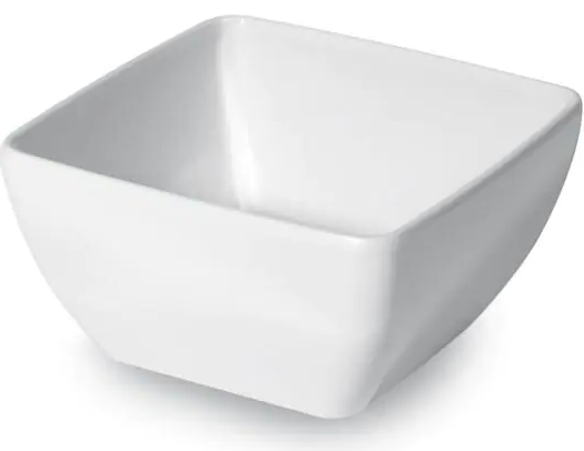 Melamine schaaltje vierkant 13x13cm