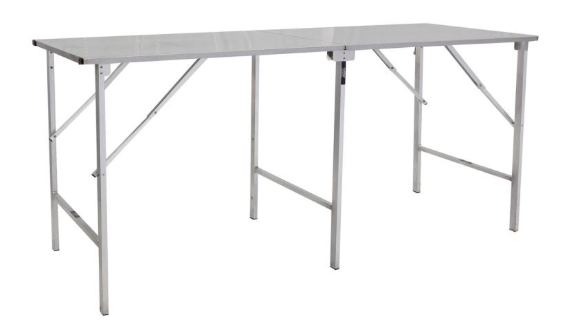 Buffet/werktafel RVS 200x80cm