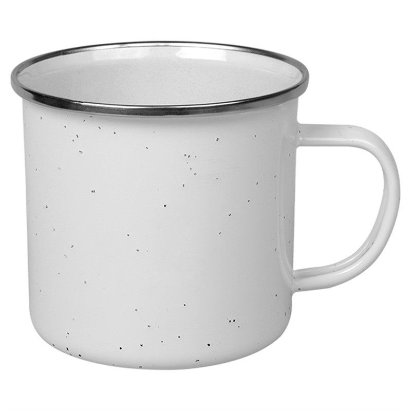 Mok Emaille wit 40cl