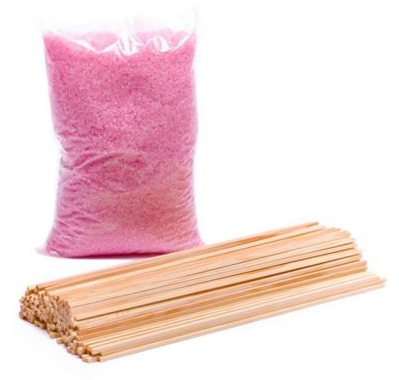 Emmer suikerspin ingrediënten (100 porties)