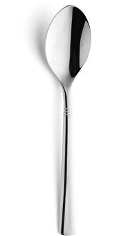 Dessertlepel met streep