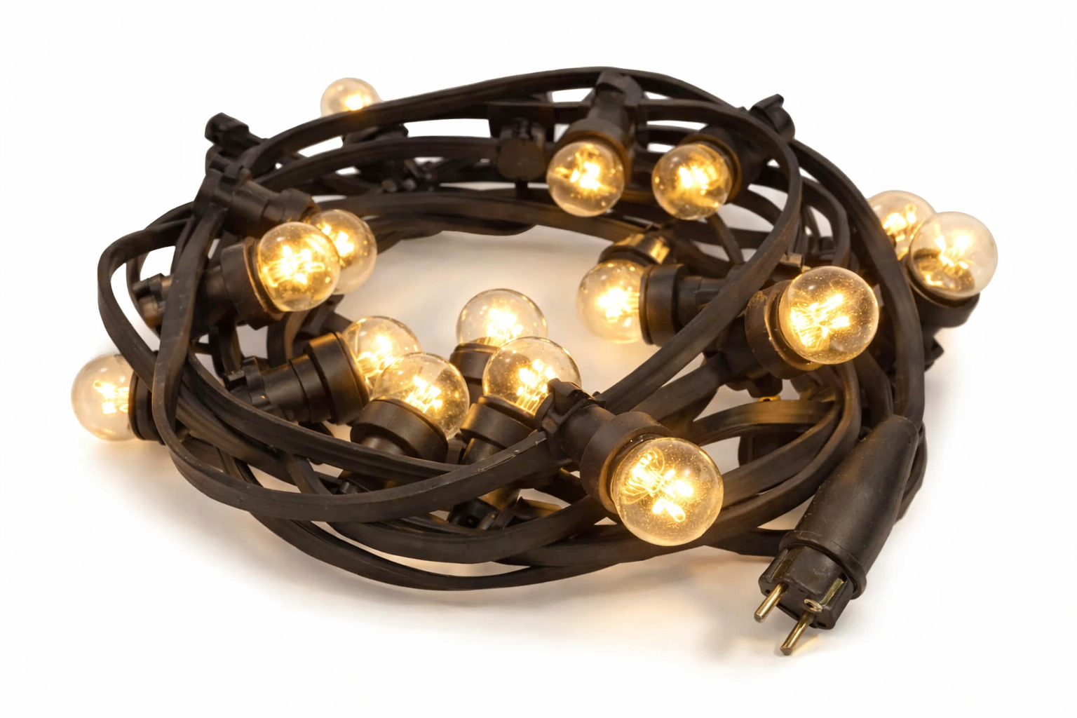 Prikkabel wit 5m (met 10 lampen)