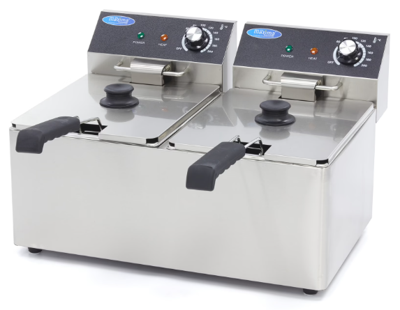 Frituurpan 2x 8 liter (2x 3250w)