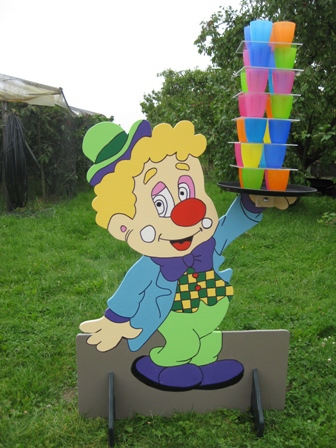 Clown bekers stapelen