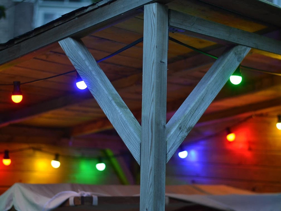 Prikkabel gekleurd 5m (met 10 lampen)