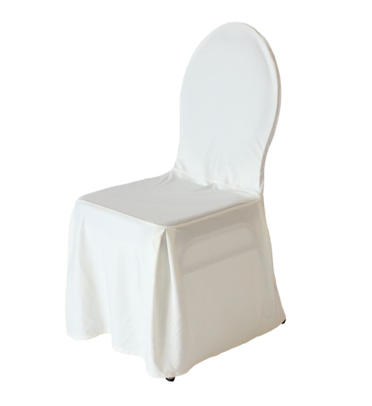 Stoelhoes met lint ecru