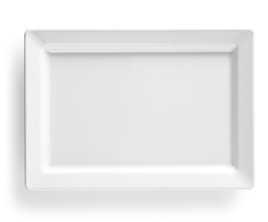 Melamine bord rechthoek 30x21cm