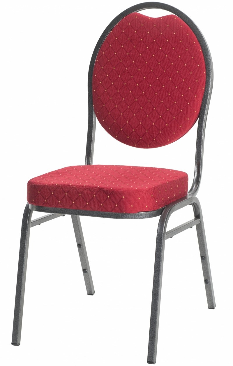 Gestoffeerde stoel bordeaux rood Gestoffeerde stoel bordeaux rood