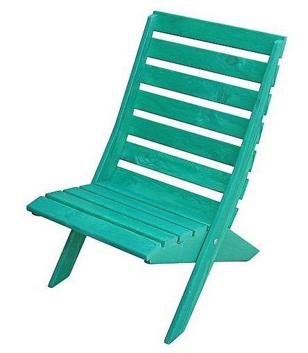Strandstoel hout (diverse kleuren)