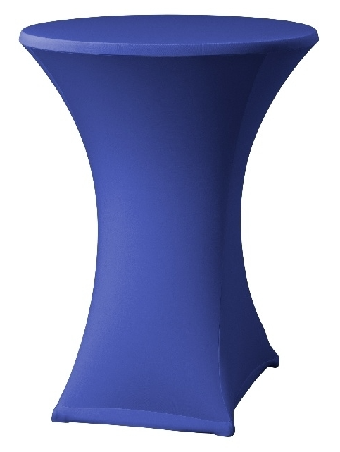 Statafelrok stretch met rits koren blauw