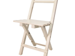 Bistro stoel hout wit