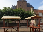 Nostalgische Marktkraam 250x80cm