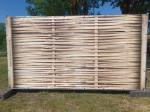 Bouwhek met kunststof voet en zeil 350x220cm