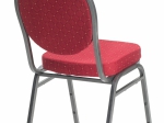 Gestoffeerde stoel bordeaux rood Gestoffeerde stoel bordeaux rood