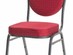Gestoffeerde stoel bordeaux rood Gestoffeerde stoel bordeaux rood