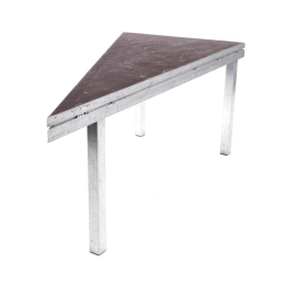 Podiumhoek 100x100x144cm hoogte 20cm (ongeplaatst)