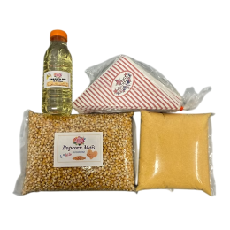 Emmer popcorn ingrediënten (100 porties)