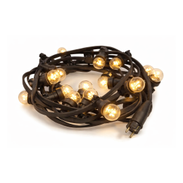 Prikkabel wit 25m (met 25 lampen)