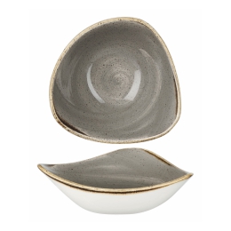 Stonecast bowl triangel betongrijs 18,5cm, 37cl