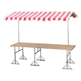 Marktkraam 250x80cm (ongeplaatst)