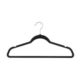 Kleerhanger zwart antislip (per stuk)