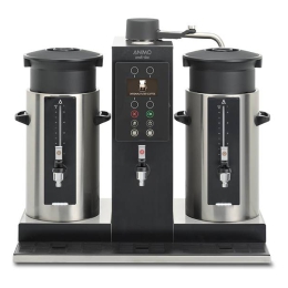 Koffiezetter 2x 5 liter (vaste wateraansluiting)