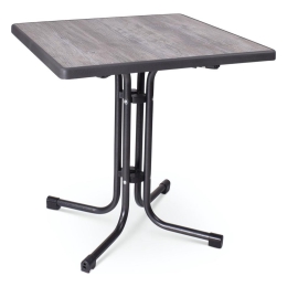 Terrastafel vintage antraciet 70x70cm