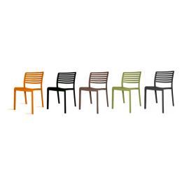 Stoel lama diverse kleuren (m.u.v. wit)