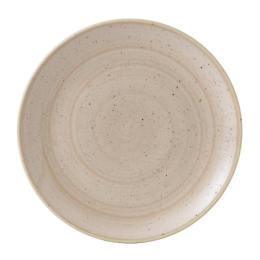Stonecast bord plat zandkleur 28,8cm