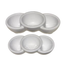 Melamine kruidenboterschaal klein (3 vaks)