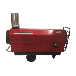 Externe heteluchtkachel met thermostaat 22kw