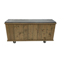 Buffetbar zonder spoelbak vintage 200cm