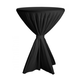 Statafelrok met strik zwart