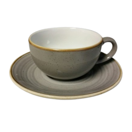 Stonecast kop en schotel betongrijs 22,7cl