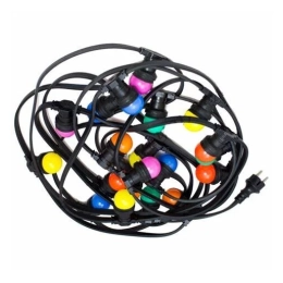 Prikkabel gekleurd 10m (met 20 lampen)