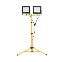 Bouwlamp dubbel met statief LED